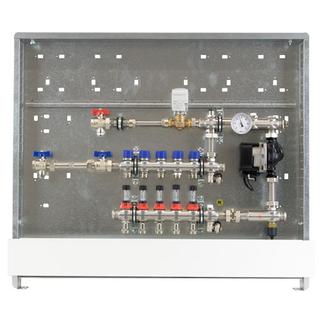 Strawa Mischstation FBM-63-H-WMZ-C69 2 HK, 875x760-890mm, für Fußbodenheizung