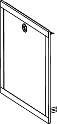 TECE Front-Beschichtung TECEfloor für UP-Schrank 600