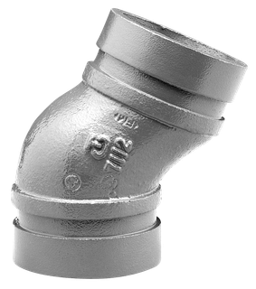 AIPS Bogen VSH Shurjoint 7112G 139,7mm, 22,5Grad, vz, dukt. Gusseisen
