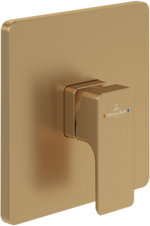 V&B Fertigmontageset Subway 3.0 UP-EHM-Dusche, Wandmontage, brushed gold