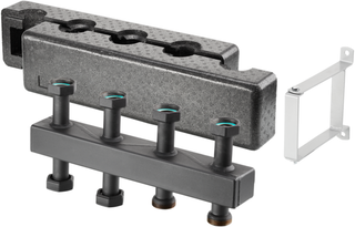 Oventrop Kompaktverteiler DN 25, für 3 Heizkreise, für Regumat