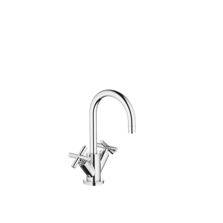 Dornbracht Zweigriff-Armatur TARA f WT, m Abl.garn, Ausladung 135mm, chrom