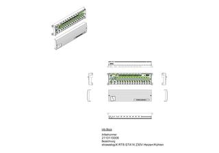 Strawa Klemmleiste strawalogiX RT8-STA14, Heizen/Kühlen, 230 V