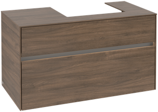V&B Waschtischunterschrank Collaro 100x54,8x50cm, WT r, LED 7,3 W, Ariz. Oa