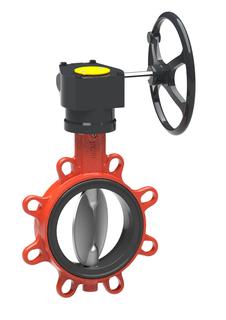 KSB Einklemm-Absperrklappe BOAX-S DN 400, Getriebe MR100, PN 10, EPDM