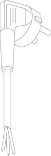 BOSCH Ersatzteil TTNR: 87186436260 Netzkabel