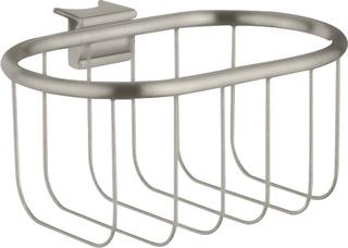 hansgrohe Seifenkorb Axor Montreux Met., Wandmont., 160x83mm, Edelst.-Optik