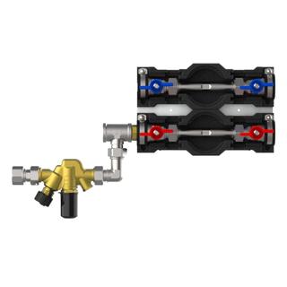 Strawa Wasserzählereinbaustrecke W2-Z-H-D klick, Kalt-/WW, Kemper hor