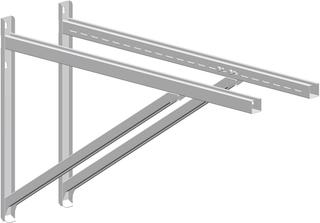 ATEC Querträger 1030mm, Edelstahl weiß, PP, kürzbar