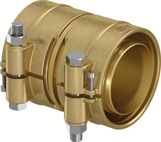 Uponor Kupplung Wipex Messing, 125x11,4mm, 6 bar