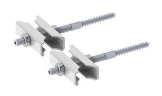 Zehnder Befestigungs-Set TSKC 130mm, weiß, 2 Stück