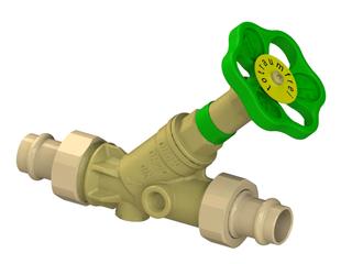 Schlösser KFR-Ventil MULTI 1682 DN 20, 18, AG, o Entl., nichtst. Spin.