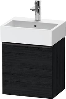 Duravit Waschtisch-Unterschrank D-Neo 43,4x32,2x44cm, 1 Tür, An L, sw/Ei sw