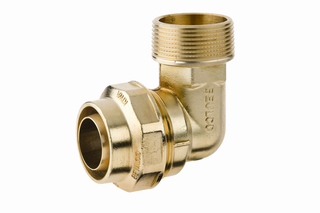 BEULCO PE-Winkelstück 77302 1 1/2 AG, 40x3,6/3,7mm, 90, MS, Stü lo.
