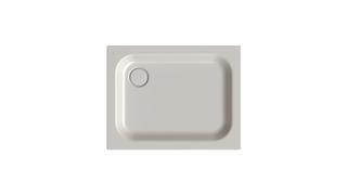 Duschwanne BetteSupra 5710 90x70x6,5cm, Antirutsch/Pro, silver