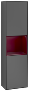 V&B Hochschrank Wandbeleuchtung Finion 41,8x151,6cm, l, Rg Peo m La, Anthrac. m