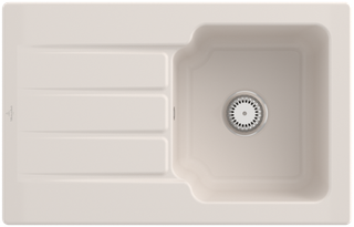 V&B Spüle Architectura 45 m Abl.garn, Hand., crema CeramicPlus