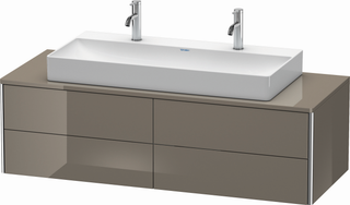 Duravit Waschtisch-Unterschrank XSquare 140x54,8x40cm, 4 La, f Gr hgl, Nussb re