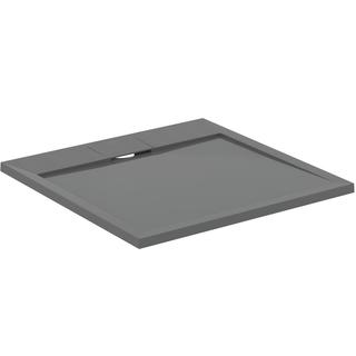 IS Brausewanne Ultra Flat S i. life 80x80x3cm, quarzgrau