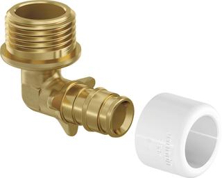 Uponor Q&E Winkelübergang mit AG NKB DR 22-G3/4"MT