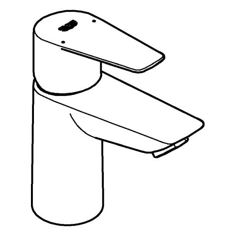 Artikelbild 2 des Artikels „GROHE Waschtisch-Einhebelmischer BauEdge 1/2