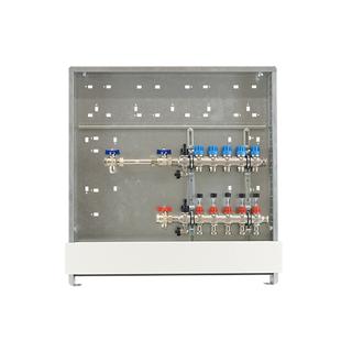 Strawa Anschlussstation FBH-18-H-WMZ-C80 Comfort, 7 Heizkreise, 875x760-890mm