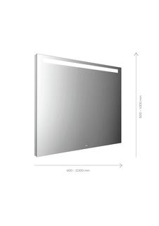 EMCO LED-Lichtspiegel MI 210 500x900mm, m hor. Lichtausschn. ob 35mm