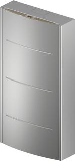 Uponor AP-Schrank Combi Port M-Retro OW mit Tür, 900x480x165mm
