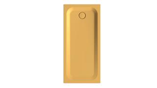 Duschwanne BetteUltra 5914 150x70x3,5cm, Mini-Wannenträger, curry
