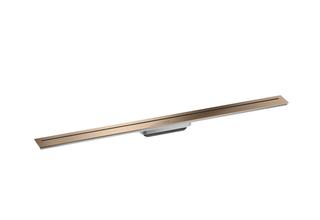 hansgrohe Duschrinne AXOR Drain 1000mm, Fertigset, frei i Raum, p red g
