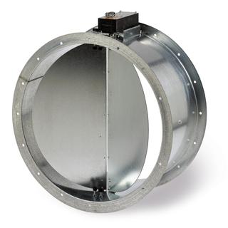 Helios Rohrverschlussklappe RVM 400, motorbetätigt