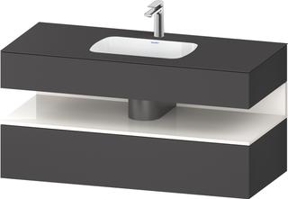 Duravit EinbauWT-Möbel-Set Qatego 120x55x60cm, w g/Gra ma, Konsolen-WTU