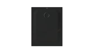 Duschwanne BetteUltra 5490 100x80x2,5cm, Wannenträger, schwarz