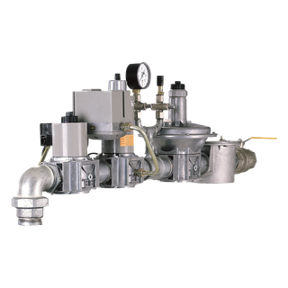 MHG Gas-Strecke GE1.105/GZ2-4 GZ3.1-31/3275, 2, m Kugelhahn und Kabel