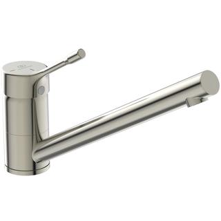 IS Spültisch-Einhebelmischer CeraLook Ausladung 230mm, BlueStart, silver storm