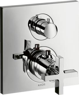 hansgrohe Fertigmontageset Axor Citterio UP-THM, m Ab- + Umstellvent., Kreuz, chr