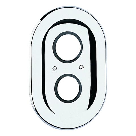 Artikelbild 1 des Artikels „GROHE Rosette oval 47188 225x150 für Automatic 2000/Sentosa alt edelmessing “