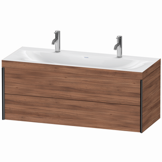 DU MWT m.WTU Viu/XViu, 503x1200x480mm 2SK,schw. m/nussb. natur,Ra. 79 ES Ah.