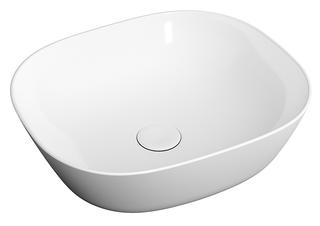 VitrA Aufsatzschale Plural 45x38x13,5cm, fl, re, o Ü u. HLB, we hgl