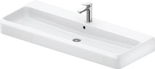 Duravit Waschtisch Qatego 120x47cm, m HL, Ü, HL, we hgl HygGlaze