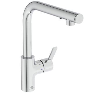IS Küchenarmatur Gusto A 232mm, h. Ausl., elektr. Seifensp., ch