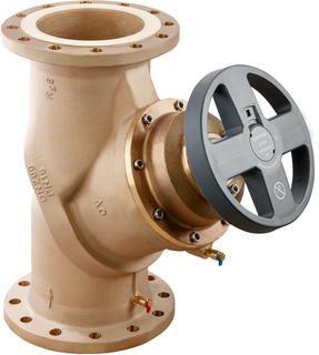 Oventrop Strv. Hydrocontrol VFR DN 200, PN 16, Flanschanschluss, Rotguss
