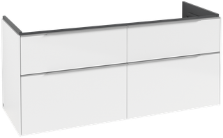 V&B Waschtisch-Unterschrank Subway 3.0 127,2x57,6x47,8cm, m LED/Gr. AL g, Bri w