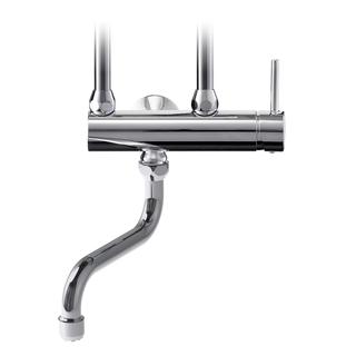 Clage Wand-Einhebelmischer SSO chrom, mit schwenkbarem Rohrauslauf 16cm