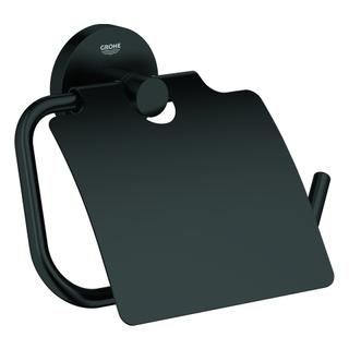 GROHE WC-Papierhalter Essentials m Deck, verd. Befestigung, matt black
