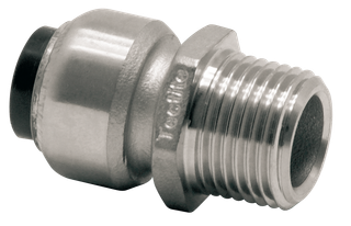 AIPS Übergangsnippel VSH Tectite TS243 G 15mmxR 1/2, Edelstahl, IG/AG, lösbar
