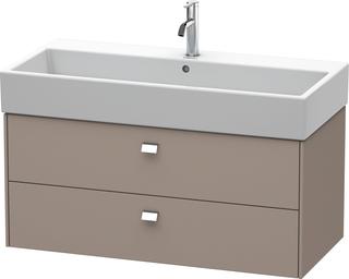 Duravit Waschtisch-Unterschrank Brioso 98,4x45,9cm, chr/Basa, 2 Schubk., wandh