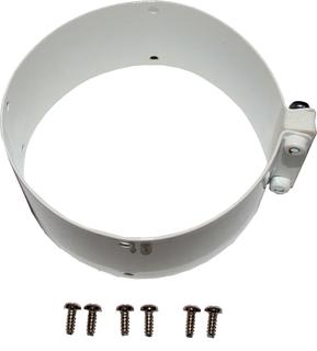 Wolf Schelle DN96 für Luftrohr Breite 44mm, weiß