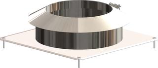ATEC Mündungs-Set PolyTop DN 250, 440x440mm, Edelstahl