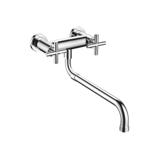 Dornbracht 2-G-Wand-Brücken-Arm TARA herausziehb., Ausladung 365-545mm, chrom